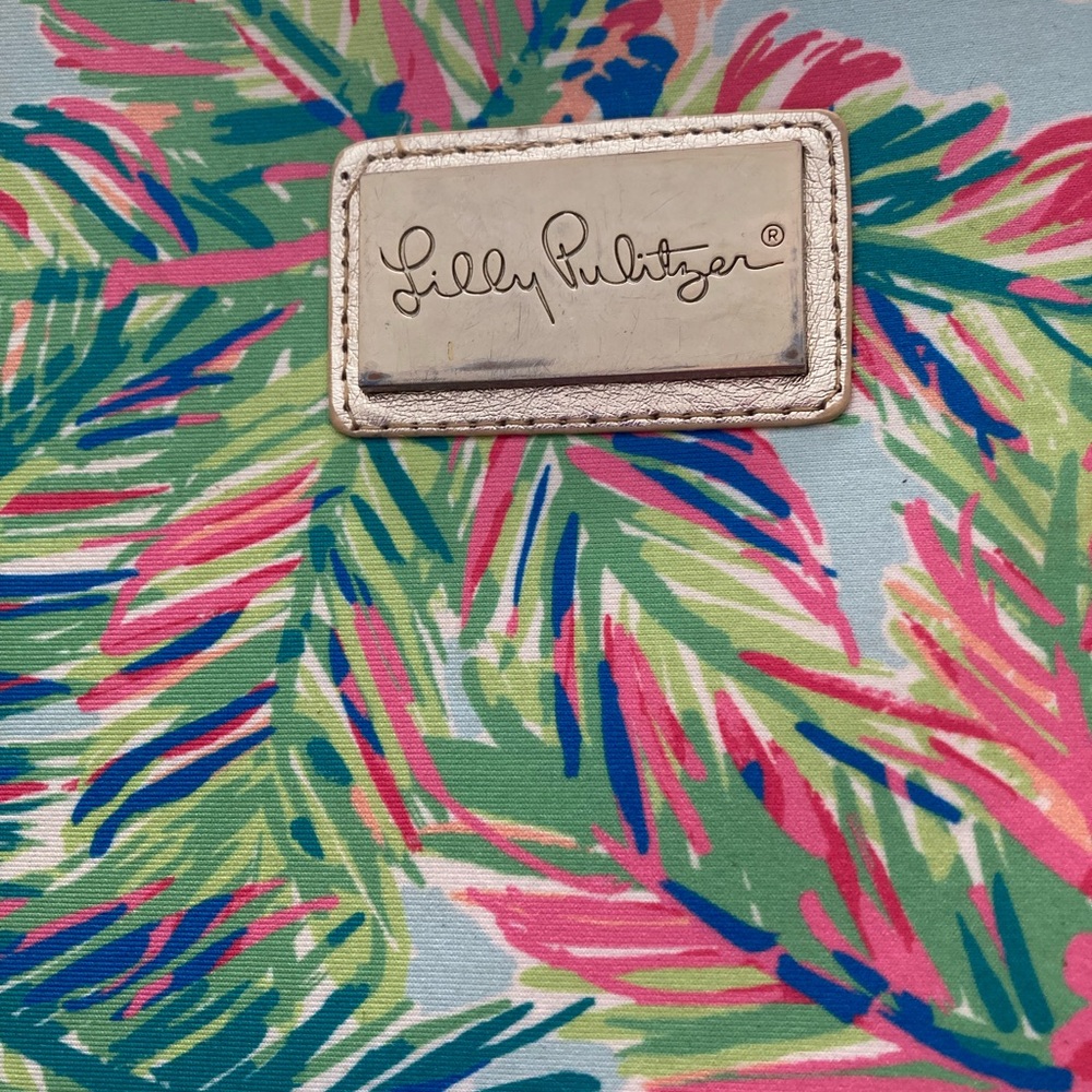 Lily Pulitzer padded laptop pouch EUC - Picture 5 of 5